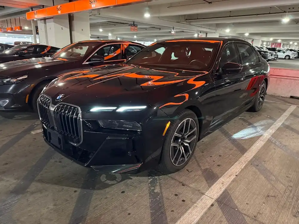 Car rental pickup at Phoenix Sky Harbor Airport — starting a Southwest USA road trip with National Car Rental