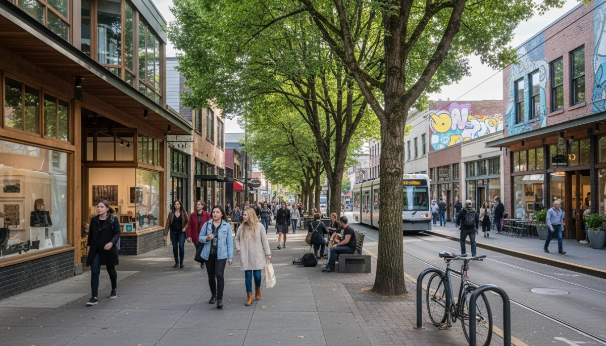 Portland Neighborhood Shopping and Arts Activities