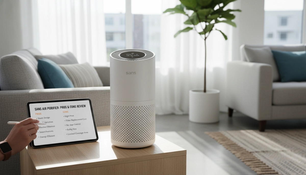 Sans air purifier pros cons review