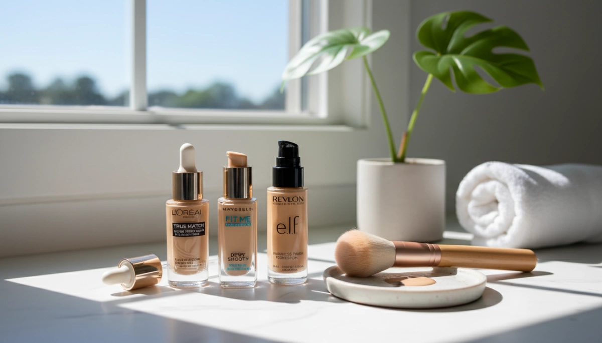 best drugstore foundation for natural look
