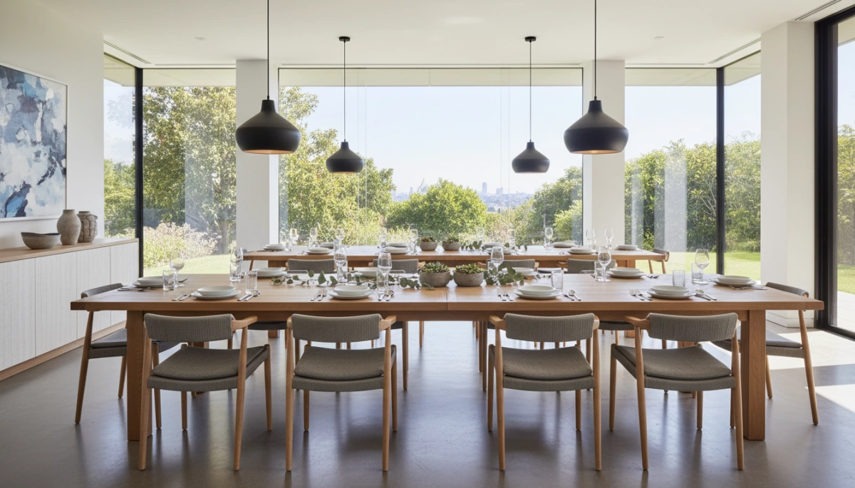 dining tables for families and entertaining