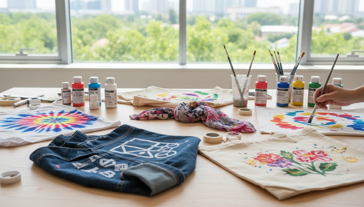 fabric paint techniques on different fabrics