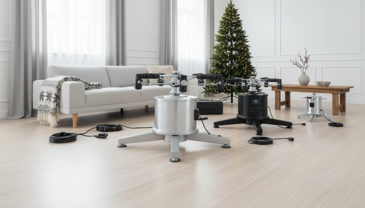 heavy-duty rotating christmas tree stand upgrades