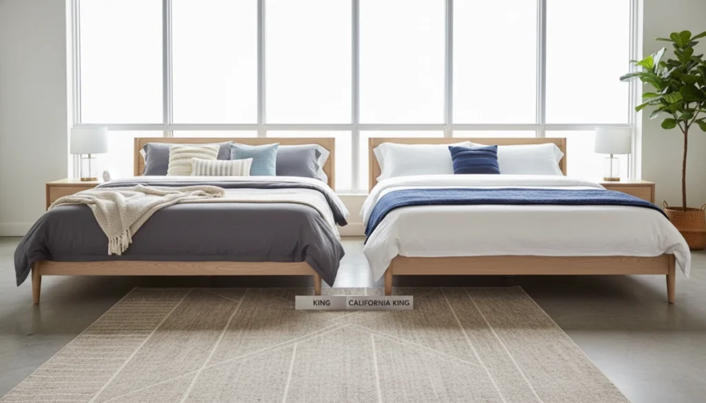 King vs California King Mattress Size Guide for Your Bedroom