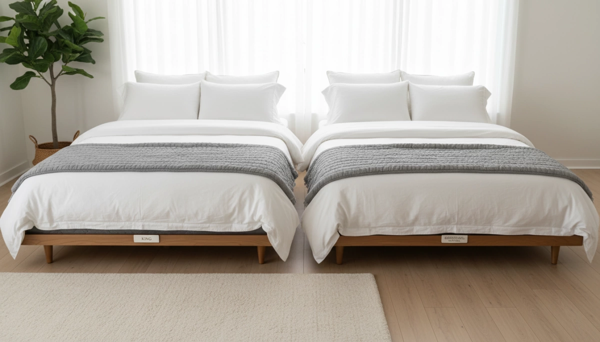 king vs california king mattress sizes comparison