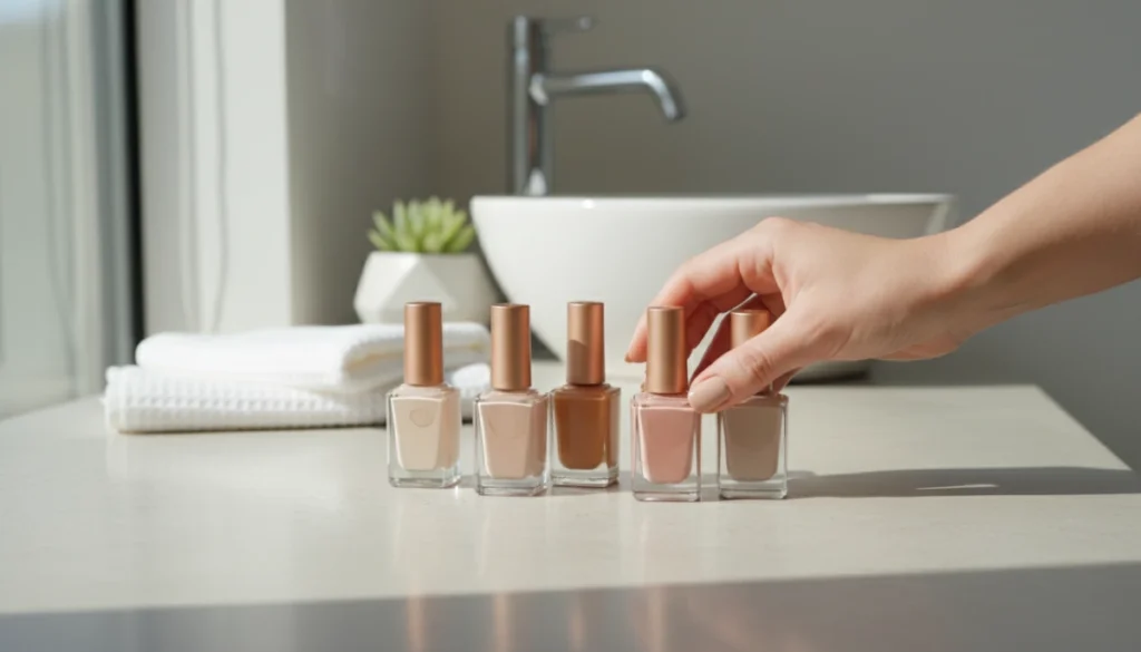 nude nail polish 2xbcDhenW