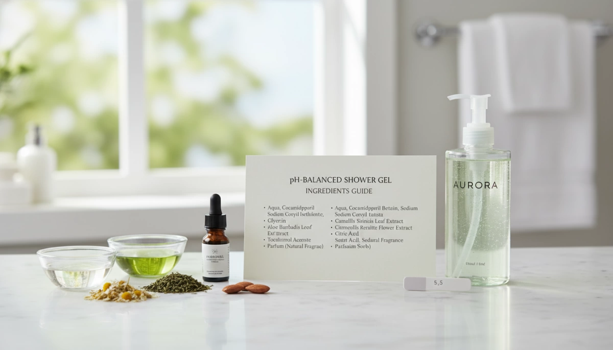 pH-Balanced Shower Gel Body Ingredients Guide