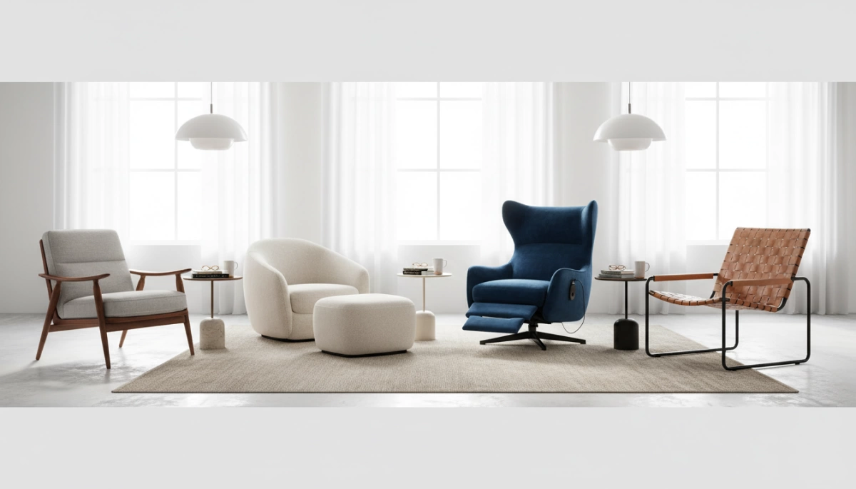 reading chair styles and silhouettes overview