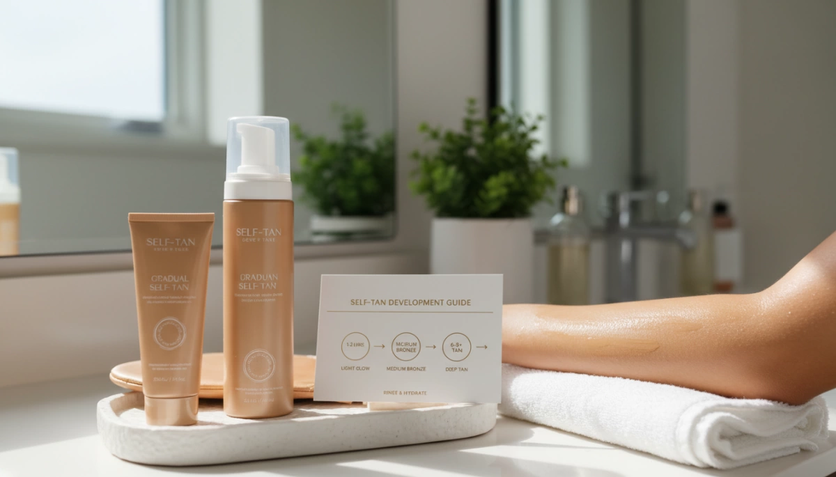 self tanner drying and development guide